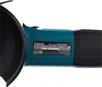Углошлифовальная машина Makita GA4530R 720Вт 11000об/мин рез.шпин.:M14 d=115мм - купить недорого с доставкой в интернет-магазине