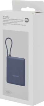 Мобильный аккумулятор Xiaomi BHR9341GL 10000mAh PD 33W 3A USB-A/USB-C синий - купить недорого с доставкой в интернет-магазине