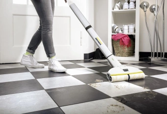 Электрошвабра Karcher EWM 2 белый/серый - купить недорого с доставкой в интернет-магазине