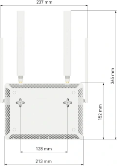 Роутер беспроводной Keenetic Skipper 4G (KN-2910) AC1200 10/100/1000BASE-TX/4G cat.4 серый - купить недорого с доставкой в интернет-магазине