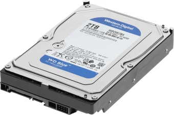 Жесткий диск WD SATA-III 2TB WD20EZBX Desktop Blue (7200rpm) 256Mb 3.5" - купить недорого с доставкой в интернет-магазине
