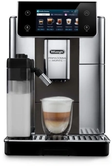 Кофемашина Delonghi Primadonna Aromatic ECAM630.55.SM 1450Вт черный/серебристый - купить недорого с доставкой в интернет-магазине
