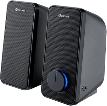 Колонки Оклик OK-175 2.0 черный 10Вт портативные - купить недорого с доставкой в интернет-магазине