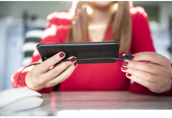 Кабель Hama 00187220 USB (m)-micro USB (m) 1.5м черный - купить недорого с доставкой в интернет-магазине