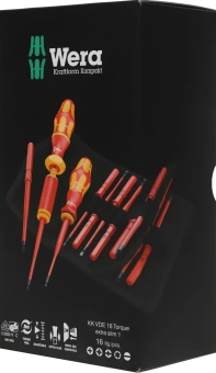 Набор отверток Wera WE-135906 в компл.:16 предметов - купить недорого с доставкой в интернет-магазине
