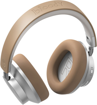 Наушники накладные A4Tech Bloody MH390 хаки беспроводные bluetooth оголовье (MH390 KHAKI) - купить недорого с доставкой в интернет-магазине