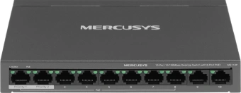 Коммутатор Mercusys MS110P (L2) 10x100Мбит/с 8PoE+ 65W неуправляемый - купить недорого с доставкой в интернет-магазине