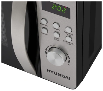 Микроволновая Печь Hyundai HYM-D2074 20л. 700Вт черный/серебристый - купить недорого с доставкой в интернет-магазине