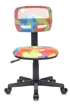 Кресло детское Бюрократ CH-299 мультиколор абстракция сетка/ткань крестов. пластик - купить недорого с доставкой в интернет-магазине