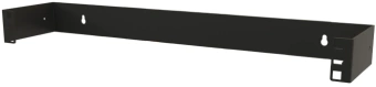 Кронштейн телекоммуникационный Hyperline BW19-1U-110F-RAL9005 настен. 1U 19" 110мм нагр.:15кг черный - купить недорого с доставкой в интернет-магазине