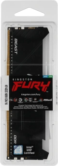 Память DDR4 16GB 3200MHz Kingston KF432C16BB12A/16 Fury Beast RGB RTL Gaming PC4-25600 CL16 DIMM 288-pin 1.35В dual rank с радиатором Ret - купить недорого с доставкой в интернет-магазине