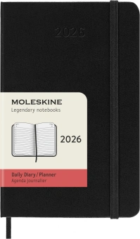 Ежедневник Moleskine CLASSIC Pocket 90x140мм 400стр. черный - купить недорого с доставкой в интернет-магазине