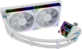 Система водяного охлаждения Thermalright Frozen Infinity 240 ARGB Soc-AM5/AM4/1200/1700/1851 белый 4-pin 28.2dB Al Ret (F-INFINITY-240-WH) - купить недорого с доставкой в интернет-магазине
