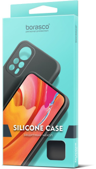 Чехол (клип-кейс) BoraSCO для Infinix Hot 40 Silicone Case черный (72732) - купить недорого с доставкой в интернет-магазине