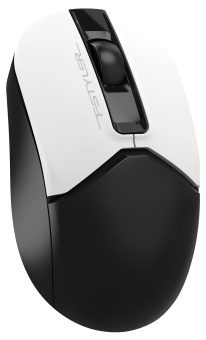 Мышь A4Tech Fstyler FB12 белый/черный оптическая (1200dpi) беспроводная BT/Radio USB (3but) - купить недорого с доставкой в интернет-магазине