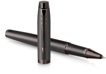 Ручка роллер Parker IM Monochrome T328 (2172960) Gun Metal F черн. черн. подар.кор. - купить недорого с доставкой в интернет-магазине