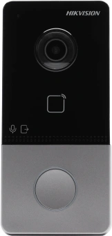 Видеопанель Hikvision DS-KV6113-PE1(C) цвет панели: черный - купить недорого с доставкой в интернет-магазине