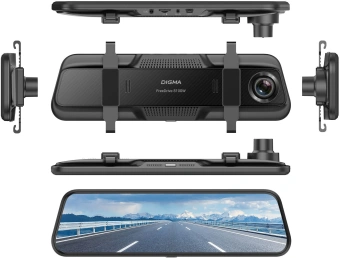 Видеорегистратор Digma FreeDrive 8100W черный 8Mpix 2160x3840 170гр. Allwinner - купить недорого с доставкой в интернет-магазине