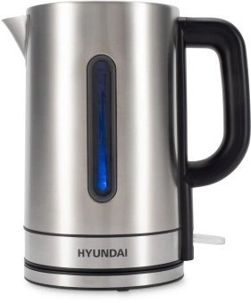 Чайник электрический Hyundai HYK-S2506 1.7л. 2200Вт серебристый корпус: металл - купить недорого с доставкой в интернет-магазине