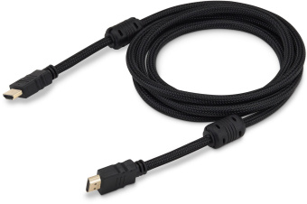 Кабель аудио-видео Buro HDMI (m)/HDMI (m) 3м. феррит.кольца позолоч.конт. черный (HDMI-V1.4-3MC) - купить недорого с доставкой в интернет-магазине