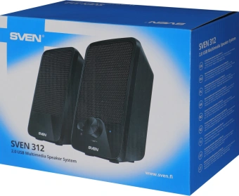 Колонки Sven 312 2.0 черный 4Вт - купить недорого с доставкой в интернет-магазине