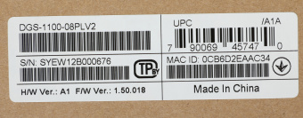 Коммутатор D-Link DGS-1100-08PLV2/A1A (L2) 8x1Гбит/с 4PoE+ 80W настраиваемый - купить недорого с доставкой в интернет-магазине
