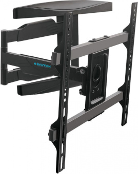 Кронштейн для телевизора Kromax ATLANTIS-60 черный 26"-65" макс.40кг настенный поворотно-выдвижной и наклонный - купить недорого с доставкой в интернет-магазине