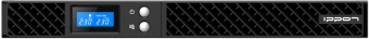 Источник бесперебойного питания Ippon Pacific II 1U 700 630Вт 700ВА черный - купить недорого с доставкой в интернет-магазине