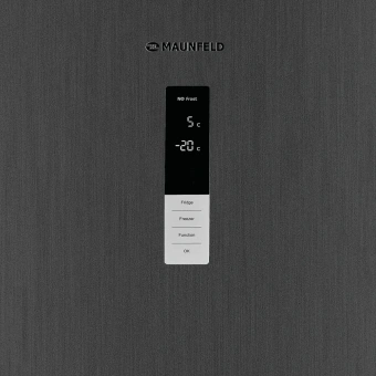 Холодильник Maunfeld MFF185NFX10 2-хкамерн. нержавеющая сталь инвертер - купить недорого с доставкой в интернет-магазине