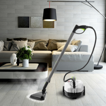 Пароочиститель напольный Kitfort KT-935 2000Вт черный - купить недорого с доставкой в интернет-магазине