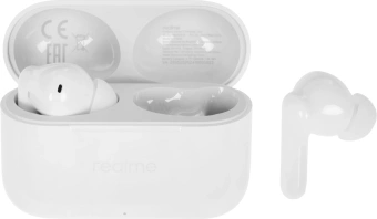 Гарнитура внутриканальные Realme Buds T200 белый беспроводные bluetooth в ушной раковине (6941764462076) - купить недорого с доставкой в интернет-магазине