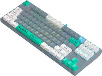 Клавиатура A4Tech S87 Energy механическая серый USB for gamer LED (S87 USB ENERGY ASH) кабель 1.8м - купить недорого с доставкой в интернет-магазине