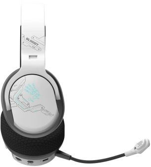 Наушники с микрофоном A4Tech Bloody GR370 белый мониторные BT/Radio/3.5mm оголовье (GR370) - купить недорого с доставкой в интернет-магазине