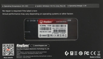 Накопитель SSD Kingspec PCIe 3.0 x4 512GB NX-512 M.2 2280 0.9 DWPD - купить недорого с доставкой в интернет-магазине