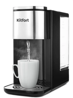 Термопот Kitfort КТ-2503 2.2л. 2600Вт черный/серебристый - купить недорого с доставкой в интернет-магазине