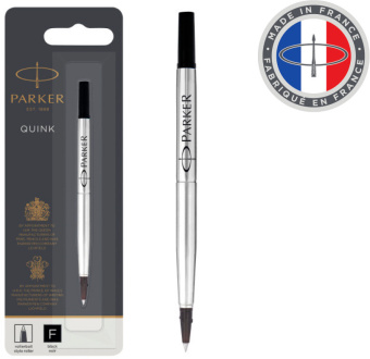 Стержень роллер Parker Quink Z01 (1950321) F 0.5мм черные чернила блистер - купить недорого с доставкой в интернет-магазине