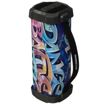Колонка порт. Hyundai H-PAC460 черный 9W 1.0 BT/3.5Jack/USB 10м 1500mAh - купить недорого с доставкой в интернет-магазине