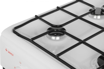 Плита Газовая Gefest ПГ 3200-08 К33 белый/черный (без крышки) реш.сталь - купить недорого с доставкой в интернет-магазине