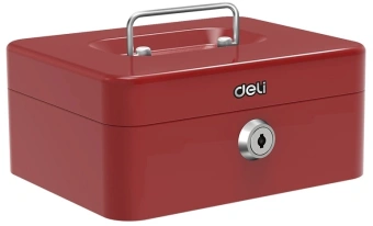 Ящик для денег Deli ET501 9x20x16 красный - купить недорого с доставкой в интернет-магазине