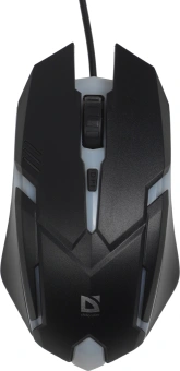 Мышь Defender Cyber MB-560L черный оптическая 1600dpi USB для ноутбука 2but (52560) - купить недорого с доставкой в интернет-магазине