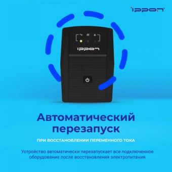 Источник бесперебойного питания Ippon Back Basic 1050 Euro 600Вт 1050ВА черный - купить недорого с доставкой в интернет-магазине