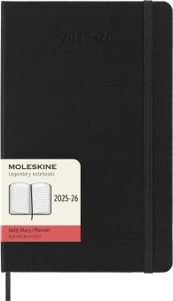 Ежедневник Moleskine ACADEMIC Large 130х210мм датир.18мес 592стр. черный - купить недорого с доставкой в интернет-магазине