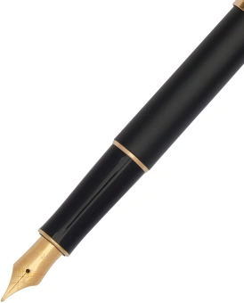 Ручка перьев. Parker Sonnet Core F528 (1931516) Matte Black GT F сталь нержавеющая подар.кор. - купить недорого с доставкой в интернет-магазине