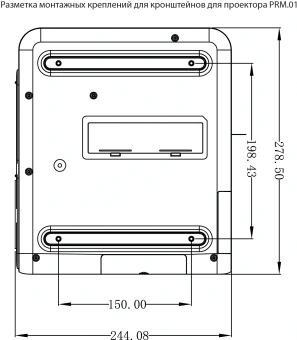 Проектор Cactus CS-PRM.01B.Full HD LCD 19000Lm LS 700Lm ANSI (1920x1080) 2500:1 ресурс лампы:50000часов 2xUSB typeA 2xHDMI 1.8кг - купить недорого с доставкой в интернет-магазине
