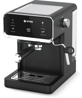Кофеварка рожковая Vitek VT-1516 1000Вт черный - купить недорого с доставкой в интернет-магазине
