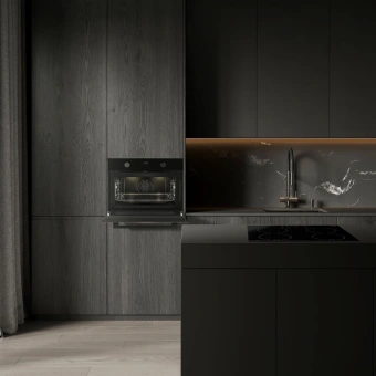 Духовой шкаф Электрический Weissgauff OE 4551 DB Black Edition черный - купить недорого с доставкой в интернет-магазине