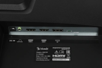 Монитор Bloody 27" MN270F черный IPS LED 1ms 16:9 HDMI M/M матовая 300cd 178гр/178гр 1920x1080 200Hz G-Sync DP FHD 4кг - купить недорого с доставкой в интернет-магазине