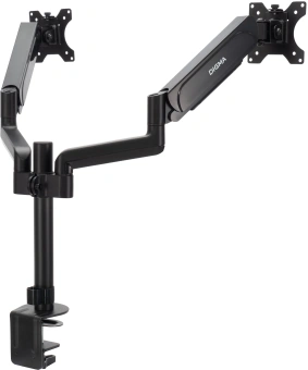 Кронштейн для мониторов ЖК Digma D-MM202D черный 17"-32" макс.9кг крепление к столешнице поворот и наклон - купить недорого с доставкой в интернет-магазине