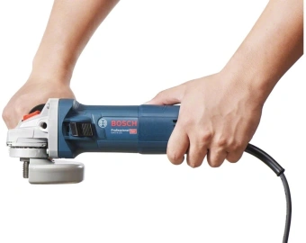 Углошлифовальная машина Bosch GWS 9-125 900Вт 11000об/мин рез.шпин.:M14 d=125мм (0601396022) - купить недорого с доставкой в интернет-магазине
