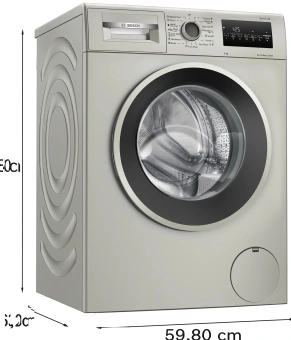 Стиральная машина Bosch Serie 4 WAN2821XME пан.англ. класс: A загр.фронтальная макс.:8кг серебристый - купить недорого с доставкой в интернет-магазине